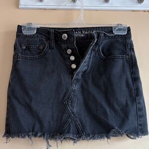 Hunza G Black Circle Skirt